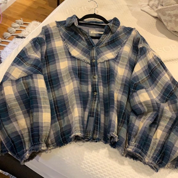 Free People Tops - Free people flannel tunic